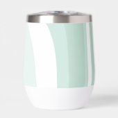 レトログルーヴィ抽象芸術ティール（緑がかった色）グリーンクリーム名前をカスタムする (正面)