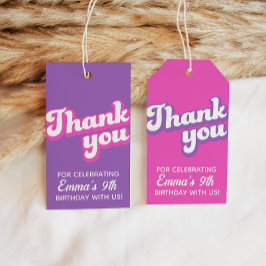 レトログルーヴィ誕生日サンキューギフトラベル ギフトタグ