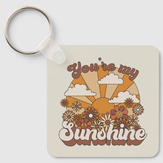 レトログルーヴィ |あなたは私のサンシャイン キーホルダー (正面)