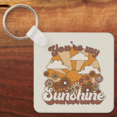 レトログルーヴィ |あなたは私のサンシャイン キーホルダー (正面)