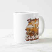 レトログルーヴィ |あなたは私のサンシャイン ジャンボコーヒーマグカップ (正面右)