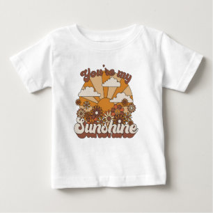 レトログルーヴィ あなたは私のサンシャイン ベビーTシャツ