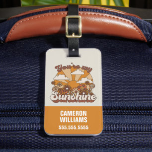 レトログルーヴィ  あなたは私のサンシャイン ラゲッジタグ