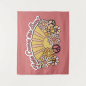 レトログルーヴィ |日来ヴィンテージ図 タペストリー (正面)