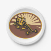 レトログレーダー ペーパープレート (正面)