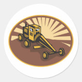 レトログレーダー ラウンドシール (正面)