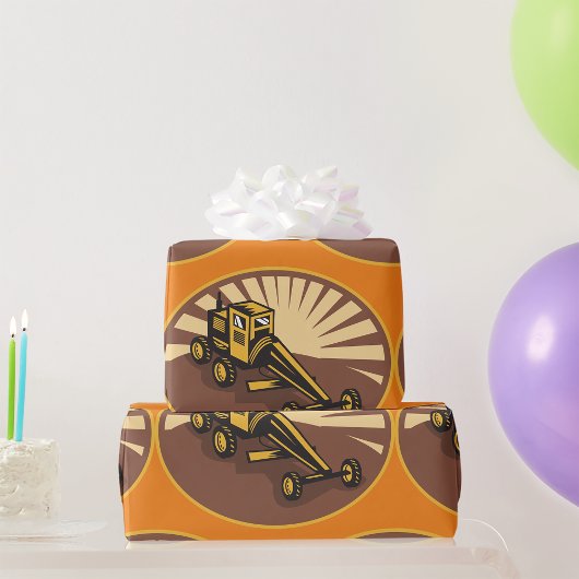 レトログレーダー ラッピングペーパー