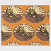 レトログレーダー ラッピングペーパー (フラット)