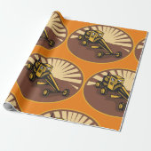 レトログレーダー ラッピングペーパー (アンロールド)