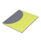 レトログレーネオングリーンハーフサークルミッドはっきりしたセンチュリー タイル (側面)