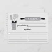 レトログレ転がイのピンキッチンツールレシピカード ポストカード (正面/裏面)