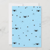 レトログロヴィハロウィーンの誕生日サンキューカード 案内状 (裏面)