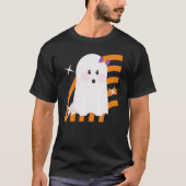 レトログール秋ハロウィングルーヴィ Tシャツ (正面)