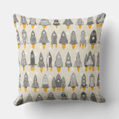 レトロケットモノラル クッション (裏面)