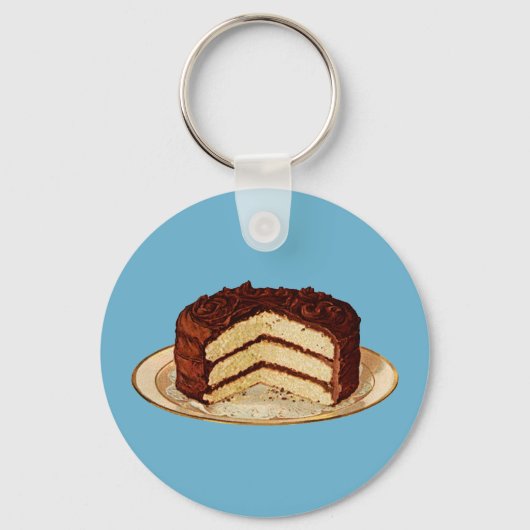 レトロケーキ キーホルダー (正面)