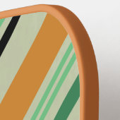 レトロケーゼットテープカスタムモノグラム ピックルボールラケット (左詳細)