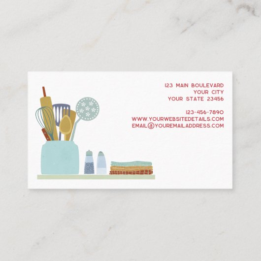 レトロケータリング名刺 名刺 (裏面)