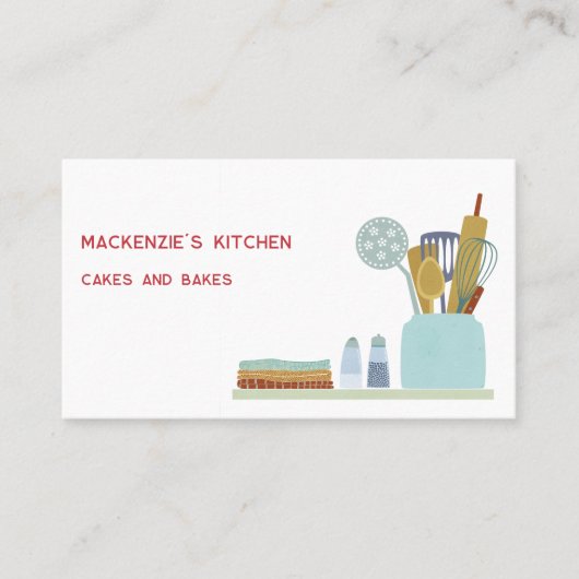 レトロケータリング名刺 名刺 (正面)