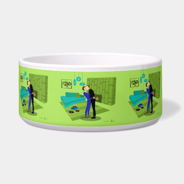 レトロゲイカップルインラブ ボウル (正面)