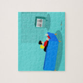 レトロゲイカップル視聴TVパズル ジグソーパズル (縦)