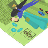 レトロゲイカップルinラブ ショートテーブルランナー (コーナー)