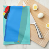 レトロゲイカップルTVキッチンタオルを見る キッチンタオル (四つ折り)