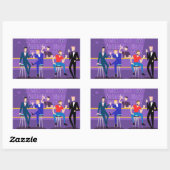 レトロゲイバーシール 長方形シール (シート)