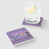 レトロゲイバーストーンコースター ストーンコースター (横)