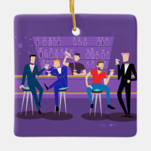 レトロゲイバーセラミックオーナメント セラミックオーナメント
