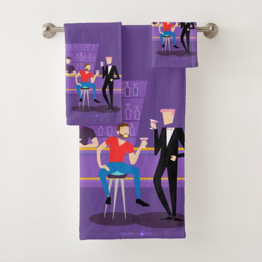 レトロゲイバータオルセット バスタオルセット (インサイチュ)