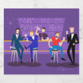 レトロゲイバービールボトルラベル ビールラベル (シングルラベル)