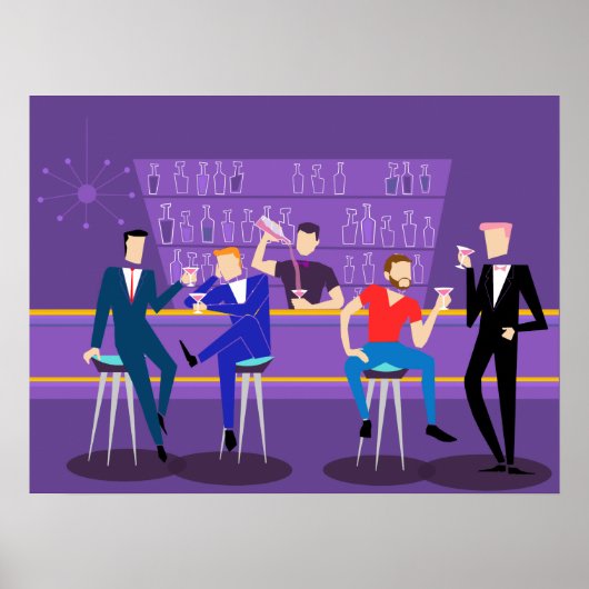 レトロゲイバーポスター ポスター (正面)