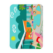 レトロゲイプールパーティー可撓性磁石 マグネット (縦)