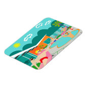 レトロゲイプールパーティー可撓性磁石 マグネット (左側)