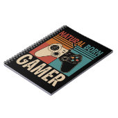 レトロゲーマーおもしろデザイン ノートブック (左側)