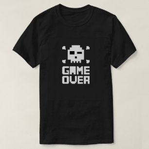 レトロゲーマーの究極のゲームオーバー Tシャツ