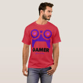 レトロゲーマーへの面白い贈り物 Tシャツ (正面フル)
