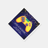 レトロゲーマーアーケードバースデーパーティー スタンダードカクテルナプキン (角)