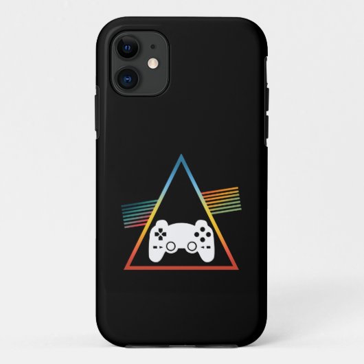 レトロゲーマーゲームヴィンテージ Case-Mate iPhoneケース (裏面)