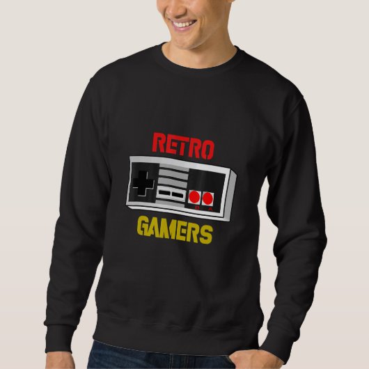レトロゲーマーコンソール スウェットシャツ (正面)