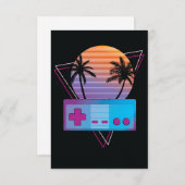 レトロゲーマーコントローラ 出欠カード (正面/裏面)