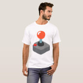 レトロゲーマージョイスティック Tシャツ (正面フル)