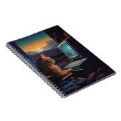 レトロゲーマーネコ | 8ビットピクセルアートゲーム ノートブック (右側)