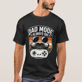 レトロゲーマーパパTシャツ レトロゲーム大好きお父さん Tシャツ