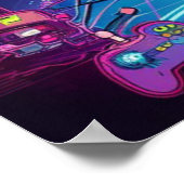 レトロゲーマーロボット ポスター (角)