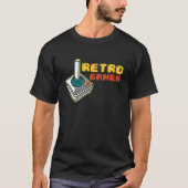 レトロゲーマーヴィンテージ80sビデオゲームアーケード tシャツ (正面)