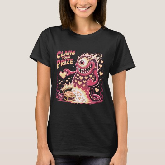 レトロゲーマー美学 ピクセルアート サイクロプス モンスター Cl Tシャツ (正面)