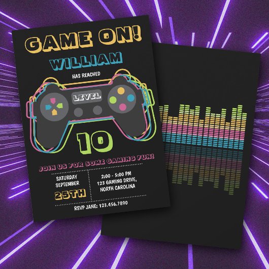 レトロゲーマー誕生日おめでとう 招待状