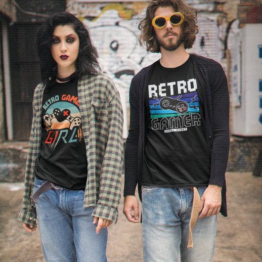 レトロゲーマー – ビデオゲーム Tシャツ