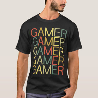 レトロゲーマー ビンテージ ゲーム好き ゲーマー フレンド Tシャツ